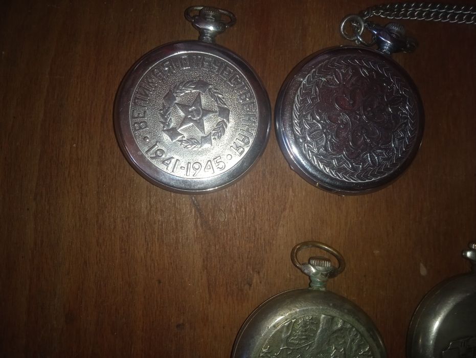 Колекция от руски джобни часовници Молния