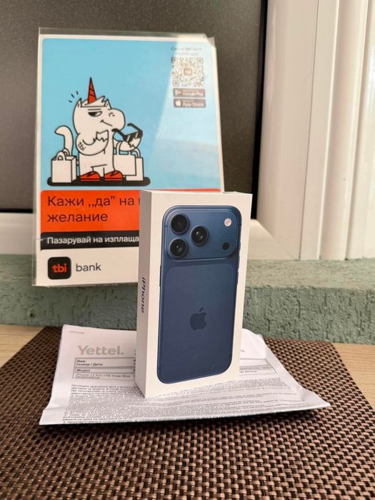 НОВ! 1Tb *ЛИЗИНГ* iPhone 17 Pro Deep Blue 36М ГАРАНЦИЯ