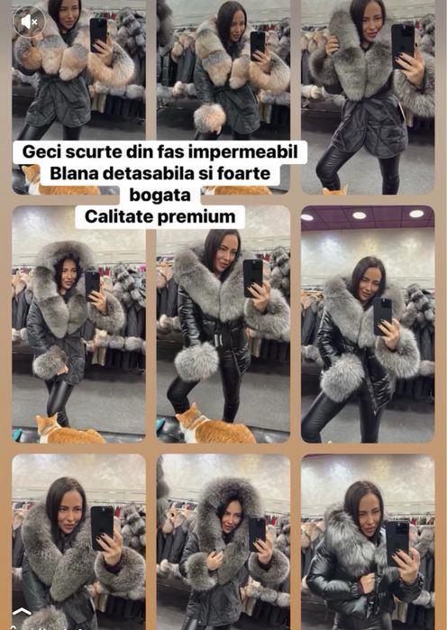 Haine din blana naturala calitate premium