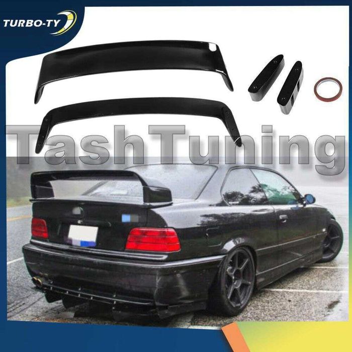 Чёрный Спойлер GT, для BMW E36.