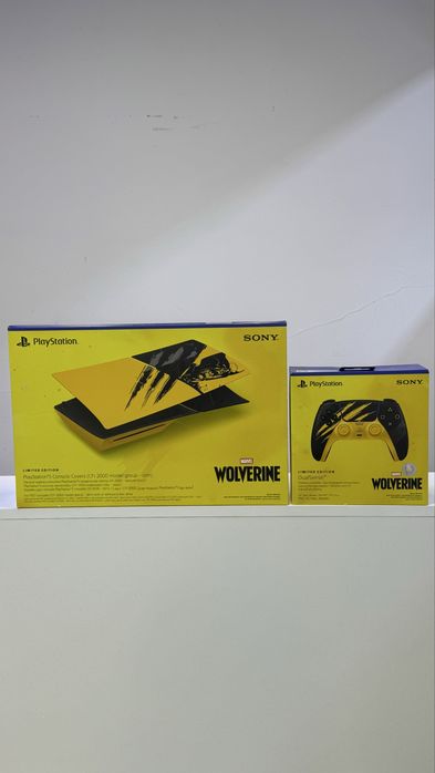 Комбо Сет PS5 Marvel Wolverine Геймпад DualSense + Панели Slim