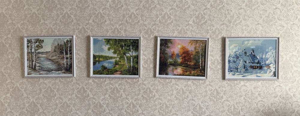 Картина в технике алмазная мозаика