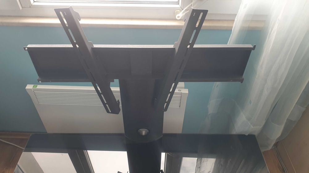 Стъклена маса стойка за телевизор