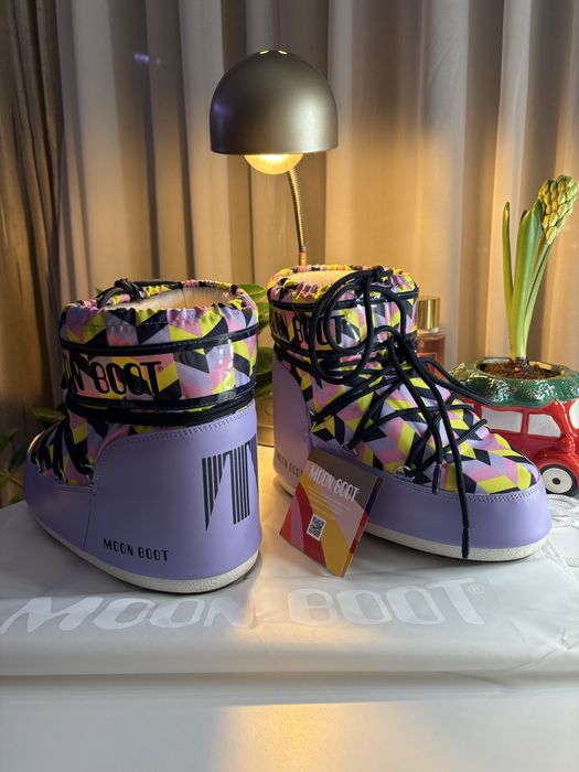 Moon Boot Liliac Cyber Lime | citiți detaliile anunțului!!