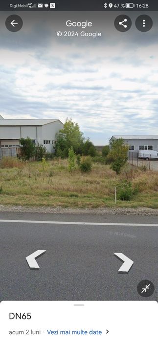 Teren cu deschidere la drumul Craiova-Pielesti