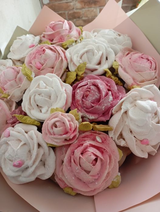 Сладкий букет из зефира