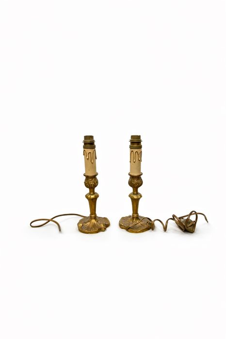 Бронзови лампи Франция 1950 1965 класически стил