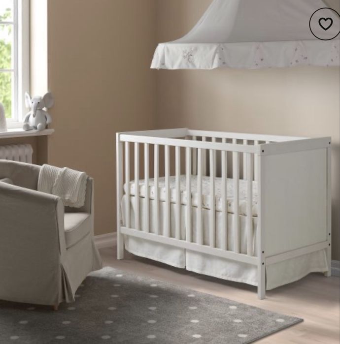 Бебешко легло IKEA SUNDVIK + Матрак SKÖNAST