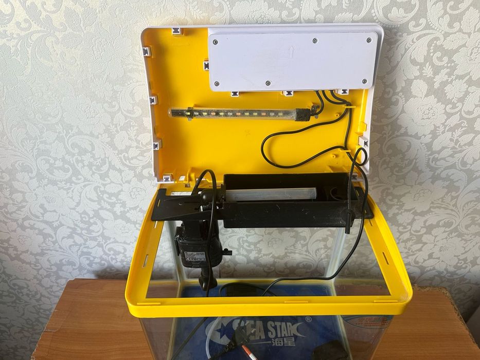 Аквариум в хорошем состоянии