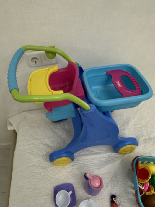 Корзина-коляска для девочек