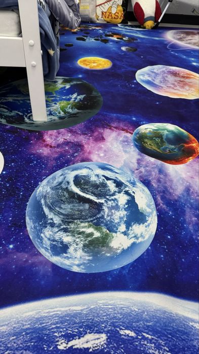 Ковер на детский космонавт