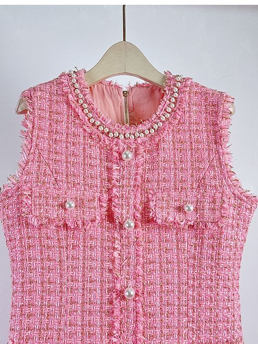 Дамска Рокля в Розов Цвят