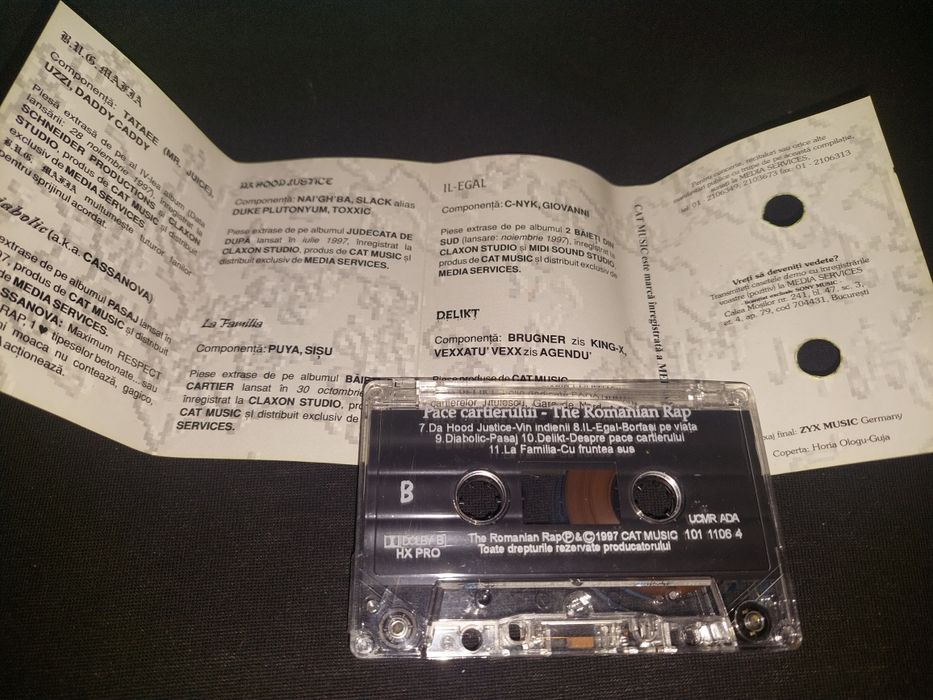Pace cartierului! 1997 compilație Hip Hop românesc  (casetă audio)