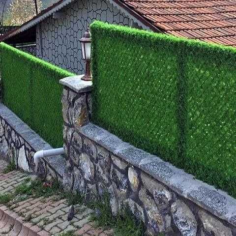 ECODEC GREEN Yashil dekorativ devor Зелёный забор