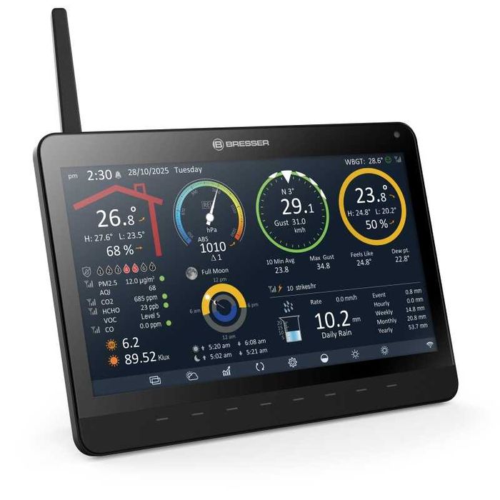 Метеорологична станция BRESSER MeteoChamp 9-in-1 HD Wi-Fi с 10" екран
