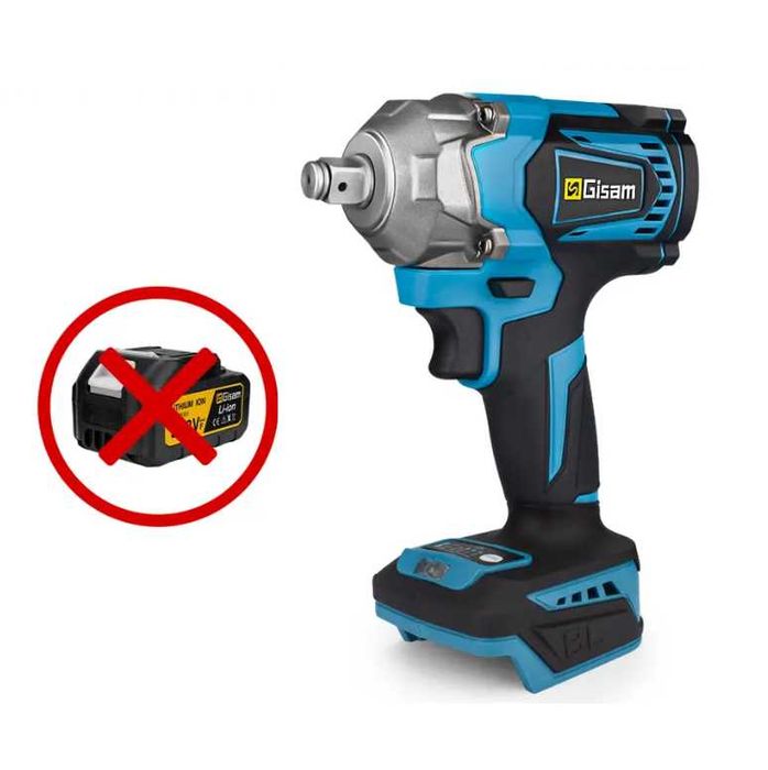 Безчетков Акумулаторен Гайковерт GISAM  1200 Nm