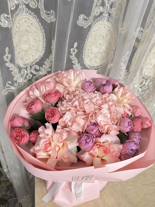 цветы розовые очень красивые