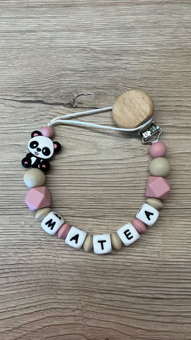 Персонализиран клипс за биберон с име и зодия