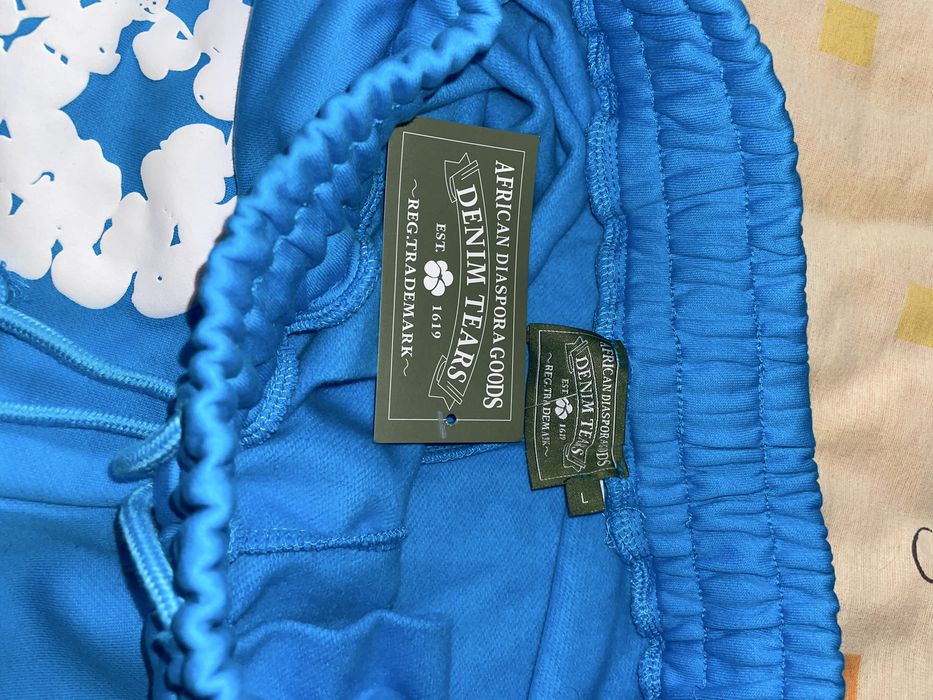 Pantaloni Denim Tears Bleue