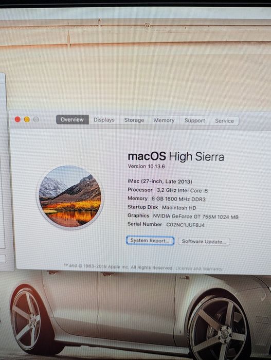 Apple Imac 27" late 2015 functional fara diplay