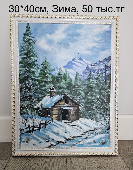 Картины, акрил, текстура