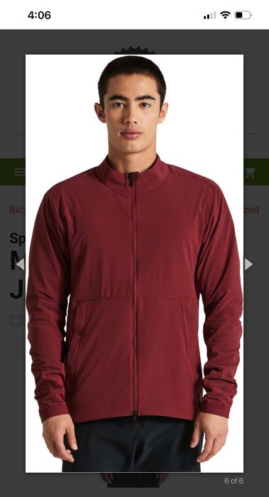 Specialized Мъжко Яке за Колоездене - Ново