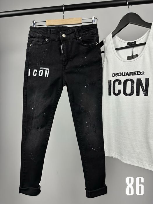 Dsquared дамски черни дънки