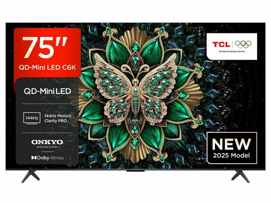 Tcl 75C6K QD-mini-led 144hz