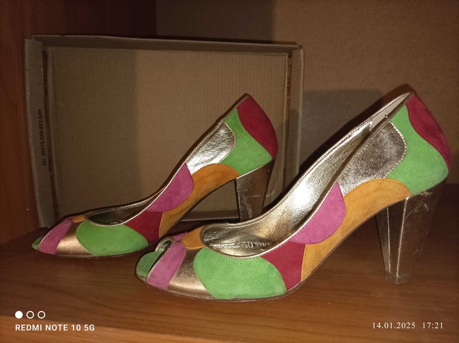 Италиански обувки от естествена кожа