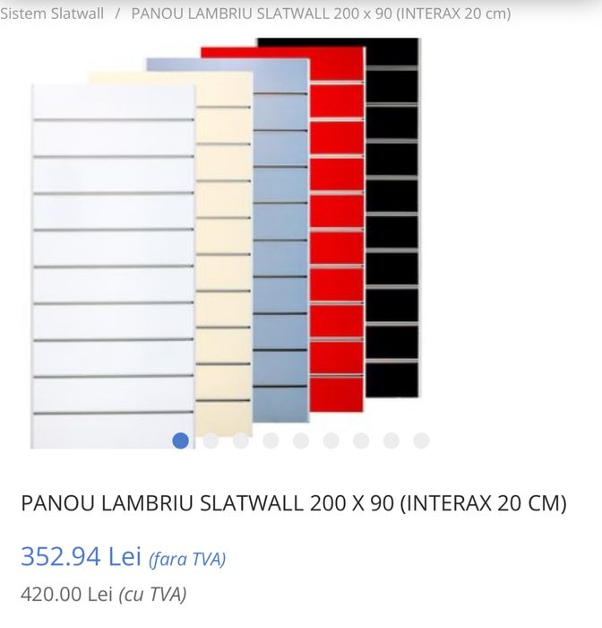 Panouri de perete Slatwall