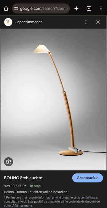 Lampa de podea Bolino by  Domus Licht Designer Germany