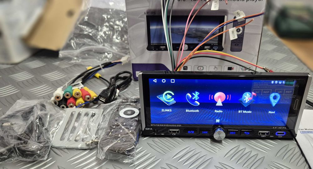 6.9" Android Мултимедия за кола 1 DIN - 4GB+64G, CarPlay, Android