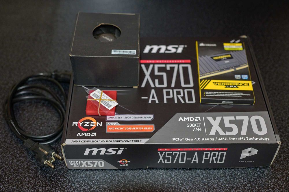 8-ядрен компютър, MSI Х570, 32 GB