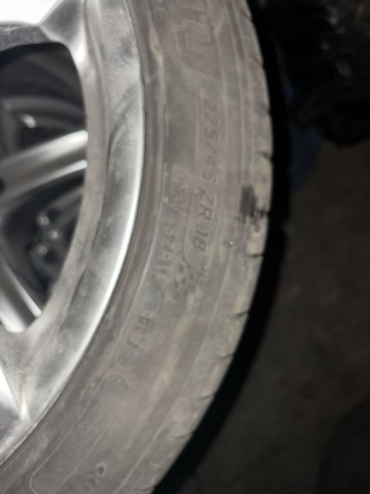 Продавам джанти 8x18J BMW с летни гуми 4бр
