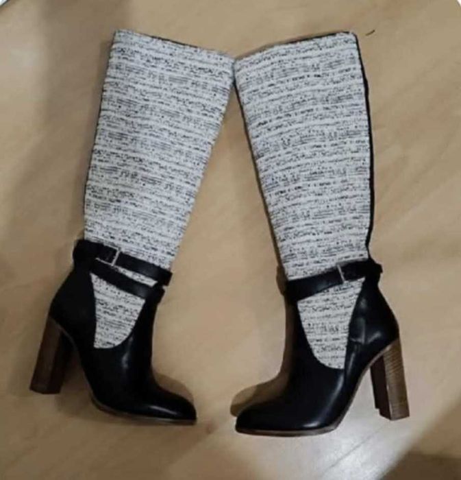 Дамски ботуши на ток