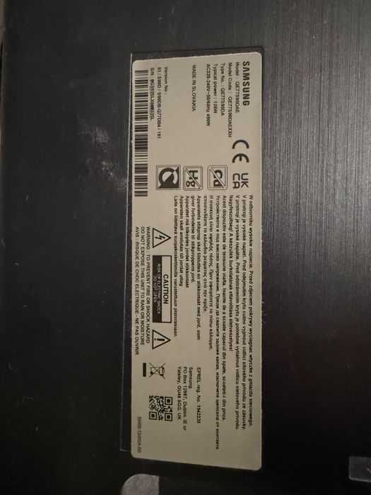 Televizor samsung oled defect QE77S90DAE