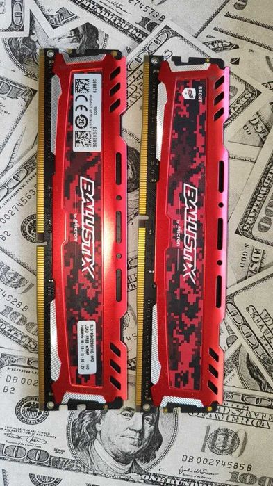 Продам или обмен оперативная память Crucial Ballistix Sport DDR4 32GB