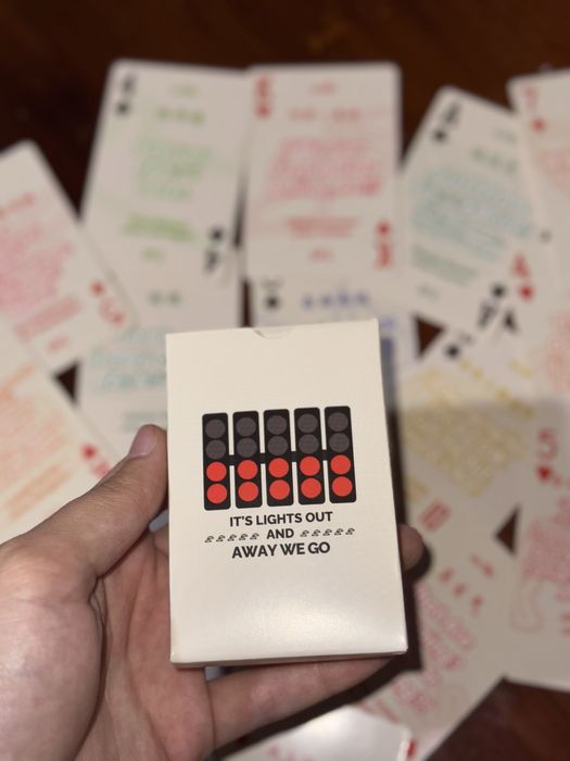 Игровые карты в тематике Формула1