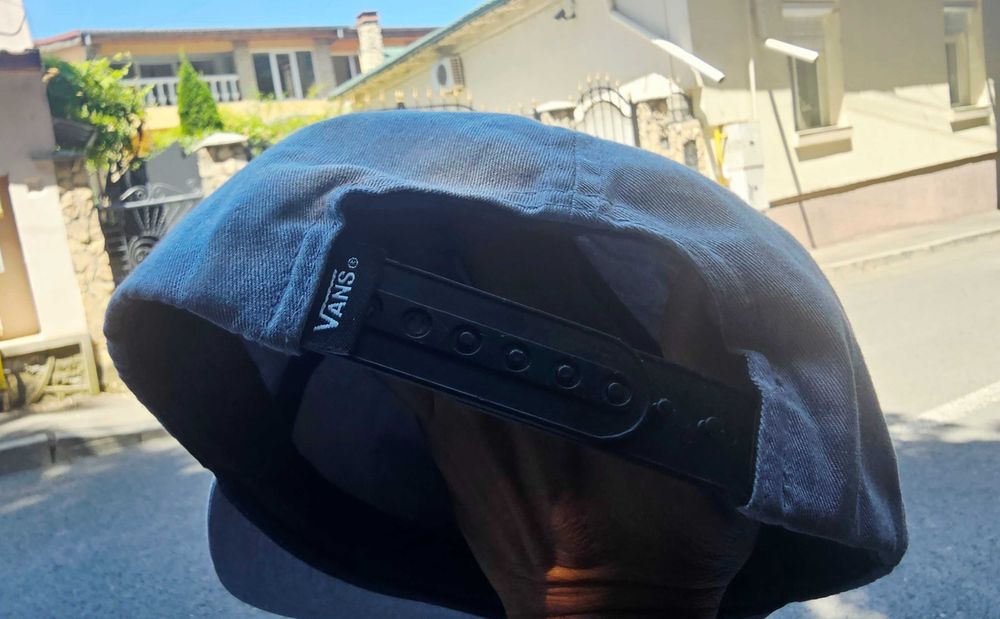 Șapcă Vans since 1966 Snapback Albastră / Flat Brim Cap / Patch Brodat retro style