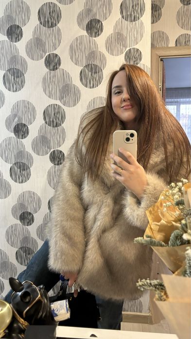 Продам эко-шубку б/у