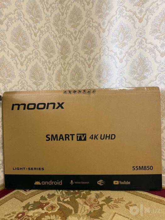 MoonX 55M850 55” 4K Smart TV — Yangi