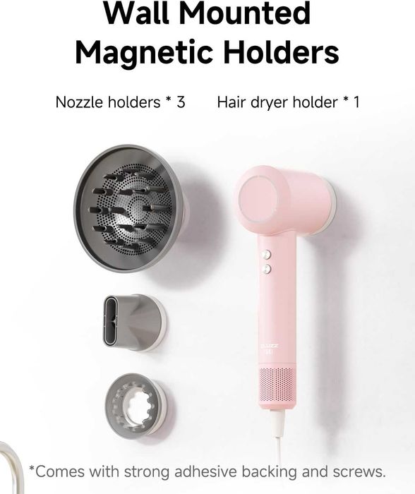 PLUZZ Йонен сешоар с дифузер , термоконтрол 110 000 об/мин