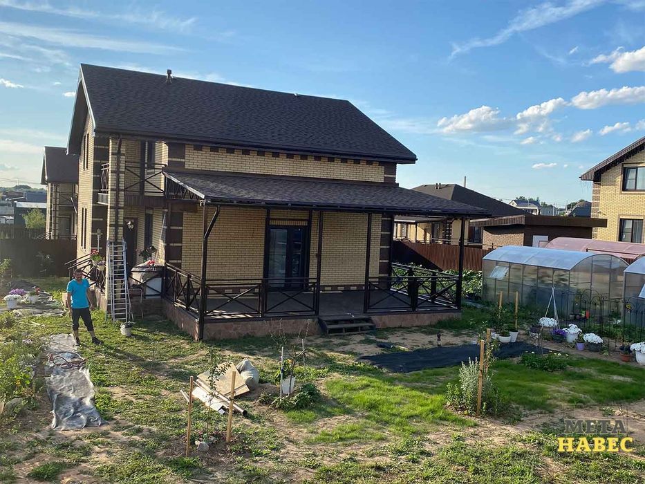 Навес, Ворота, забор, Перила, Лестницы,