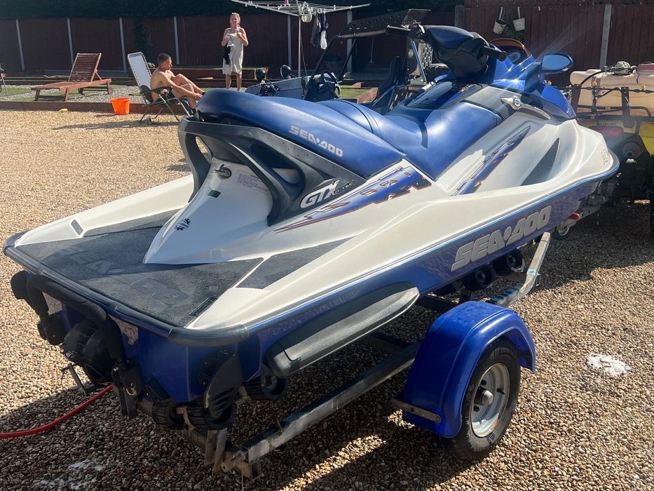 Триместен джет 155 к.с. + ремарке | Отлично състояние