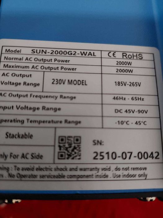 micro inverter eoliana 2000w 48v