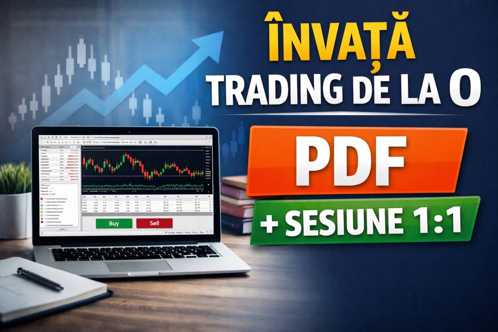 Curs Trading pentru Începători – MT5 + Cont Demo + Sesiune 1:1 Online