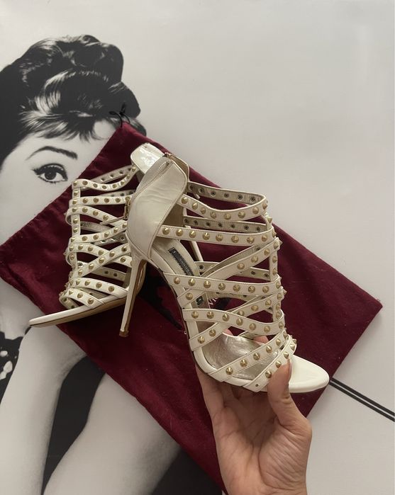 Sandale din piele Sandro Vicari