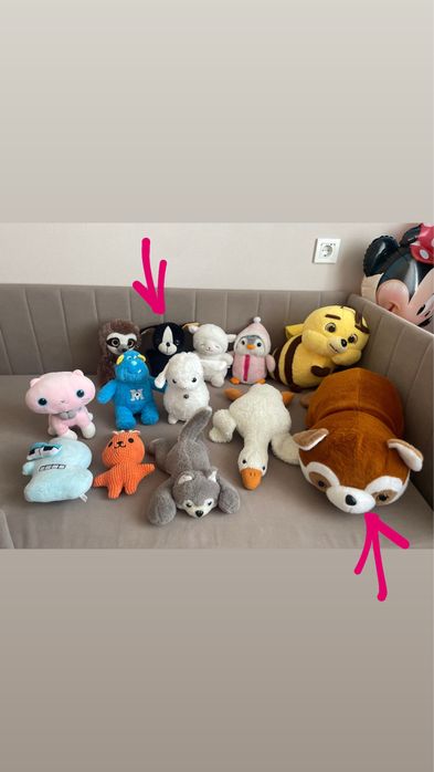 Продам мягкие игрушки за все 7500!