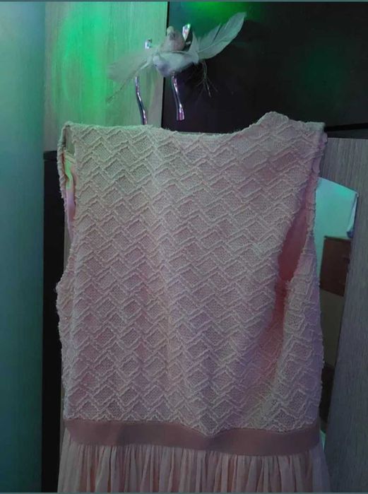 Rochie evenimente roz cu sclipici XXS/ XS