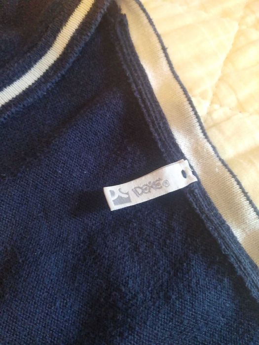 Cardigan bumbac 100% băieți 8-10 ani, pe bleumarin